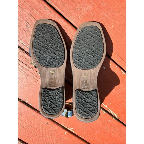 L'artiste Shoes/Spring Step Niarah Sandals Blue Leather Sz EU 39 / US 8, MP $180 - Picture 3 of 10